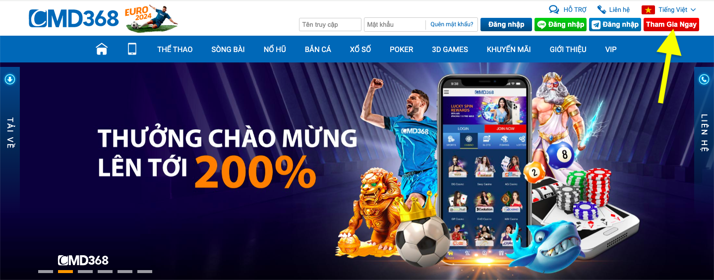 CMD368 đăng ký bước 2