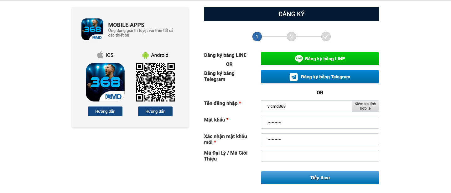 CMD368 đăng ký bước 3-1